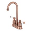 Kingston Brass KB849DPLAC Paris Bar Faucet, Antique Copper KB849DPLAC